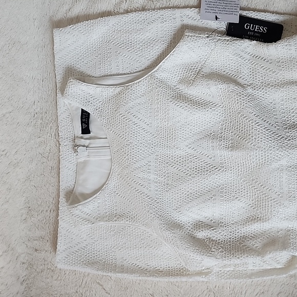 Guess white sequin dress - Size 2 - Picture 3 of 6